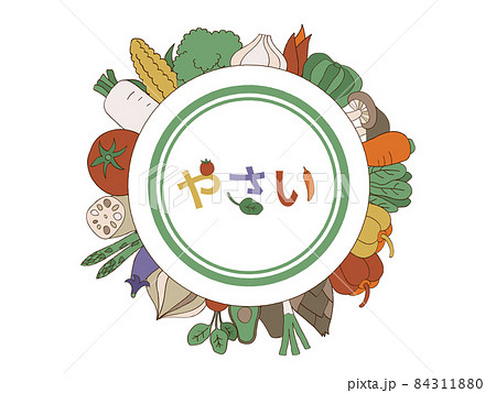 野菜のフレーム 84311880