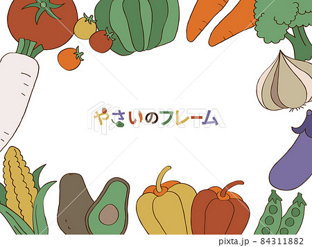 野菜のフレーム 84311882