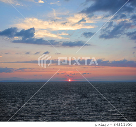 Sunset at the sea.Nature background. Sunset at the sea.Nature background. 84311950