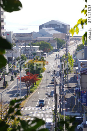 江波山気象館より眺めた町並の景色 江波山気象館より眺めた町並の景色 84312858