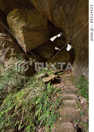 通天洞　乳岩峡（愛知県新城市川合乳岩） 84314423