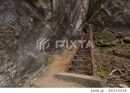通天洞　乳岩峡（愛知県新城市川合乳岩） 84314428