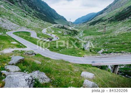 Transfagaras Highway, beautiful landscape of Romania 84320206