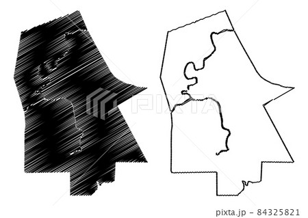 Ta Khmau City (Kingdom of Cambodia, Kampuchea, Kandal Province) map vector illustration, scribble sketch City of Ta Khmau map Ta Khmau City (Kingdom of Cambodia, Kampuchea, Kandal Province) map vector illustration, scribble sketch City of Ta Khmau map 84325821