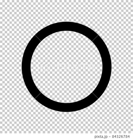 黑色圓圈圖 84326784