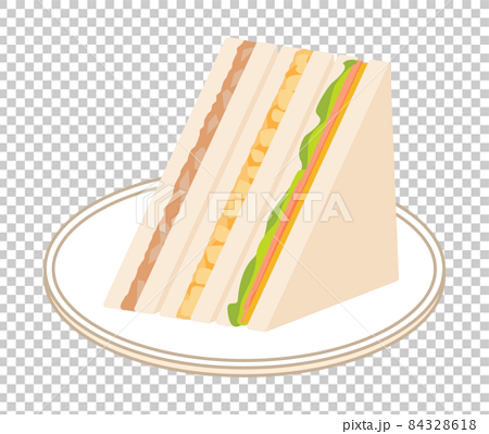 triangle sandwich clipart no background