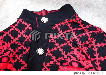 red colored sweater stock on factory for winter sell 84329063