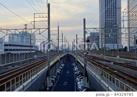 京葉線海浜幕張駅 線路(レール) 京葉線海浜幕張駅 線路(レール) 84329785
