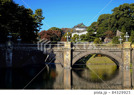 皇居　二重橋 84329925