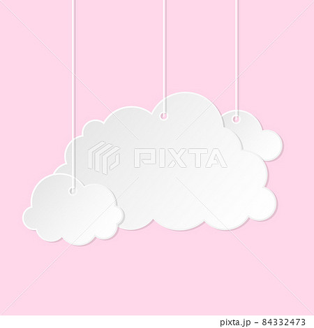 Cloud paper cut white flat set. 3D origami weather infoboard advertising postcard blank banner cloudy file storage. Sticker sale promotion important info discount label icon meteorology cartoon style Cloud paper cut white flat set. 3D origami weather infoboard advertising postcard blank banner cloudy file storage. Sticker sale promotion important info discount label icon meteorology cartoon style 84332473