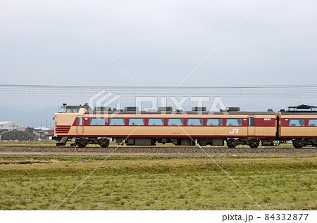 北陸本線 美川ー加賀笠間 JR西日本 485系 A04編成(京都) ⑨ クハ481-322 海側 北陸本線 美川ー加賀笠間 JR西日本 485系 A04編成(京都) ⑨ クハ481-322 海側 84332877