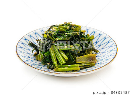 赤からし菜のオリーブオイル炒め 赤からし菜のオリーブオイル炒め 84335487