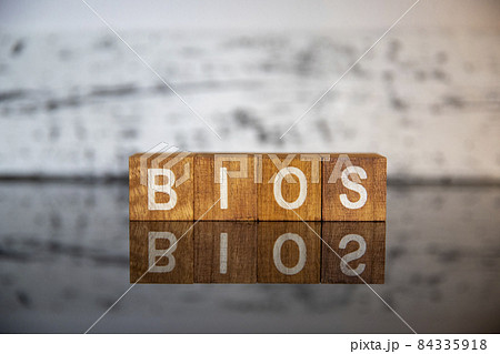 ビジネスイメージ（IT用語編）ブロック文字BIOS 84335918