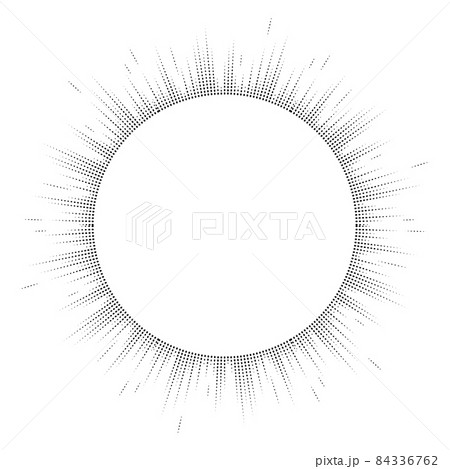 Bursting rays. Sunburst frame. Abstract equalizer element with dotted lines for design. Vector illustration. Bursting rays. Sunburst frame. Abstract equalizer element with dotted lines for design. Vector illustration. 84336762