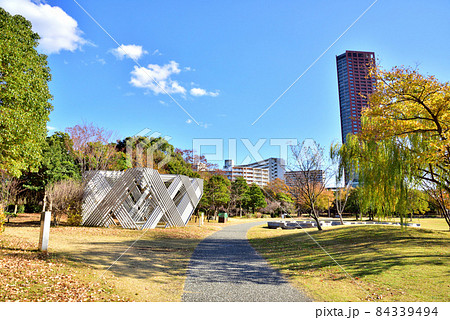 福岡アイランドシティ　アイランドシティ中央公園　ニュータウン風景　 84339494