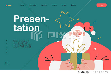 Web Santa - a corporative website page template. Web Santa - a corporative website page template. 84343879