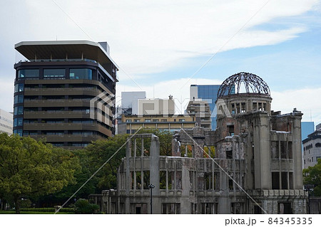 広島おりづるタワーの外観と風景　 84345335