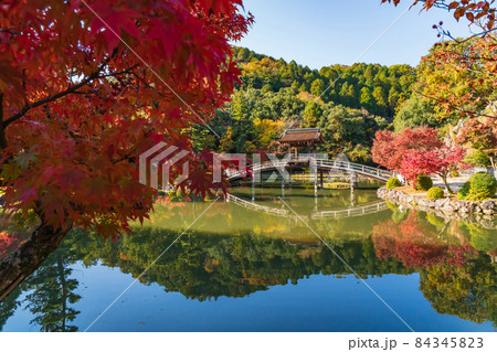秋の虎渓山永保寺〈岐阜県多治見市〉 秋の虎渓山永保寺〈岐阜県多治見市〉 84345823