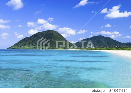 米崎ビーチ 野甫大橋 伊平屋島 米崎ビーチ 野甫大橋 伊平屋島 84347414