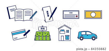 相続のイラスト 相続のイラスト 84350882