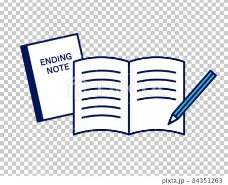 Illustration of ending note - Stock Illustration [84351263] - PIXTA