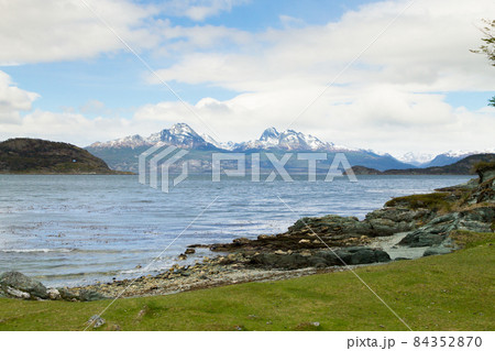Hoste island view, Tierra Del Fuego National Park, Argentina 84352870