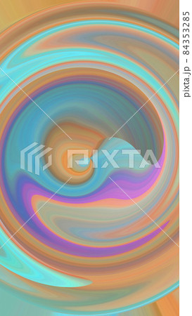 Sphere form abstract blurry colorful pattern. Abstract lensball. Vertical layout 84353285