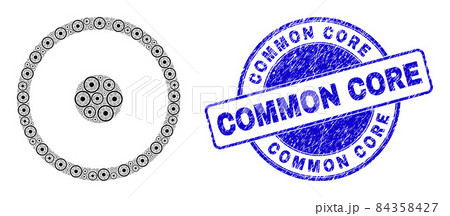 Rubber Common Core Watermark and Circle Center Fractal Mosaic of Self Items Rubber Common Core Watermark and Circle Center Fractal Mosaic of Self Items 84358427
