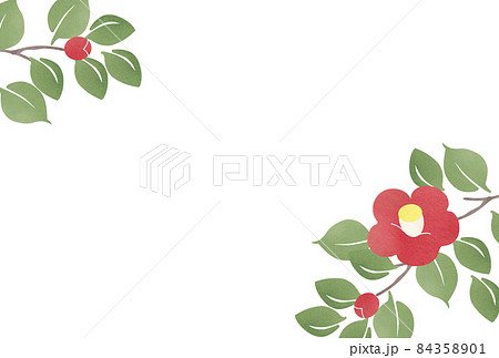 椿のフレーム 椿のフレーム 84358901