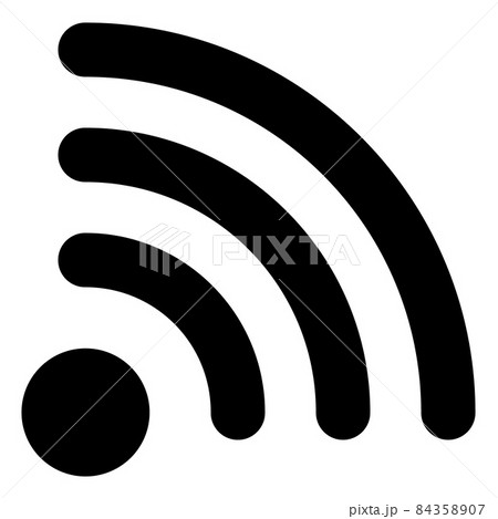 Raster Wi-Fi Point Icon Illustration 84358907