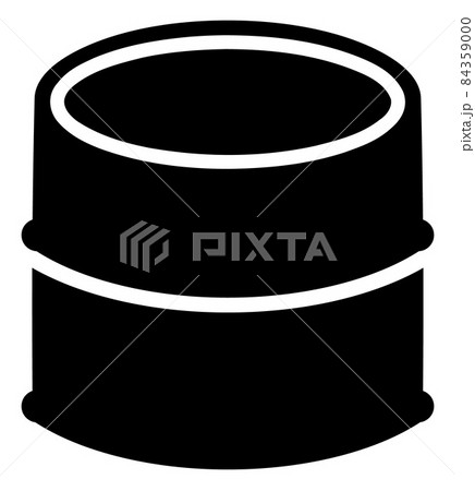 Raster Oil Barrel V3 Icon Illustration 84359000