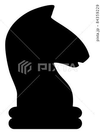 Raster Chess Knight Icon Illustration Raster Chess Knight Icon Illustration 84359229