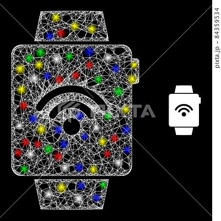 Shiny Web Net Smart Watches Icon Shiny Web Net Smart Watches Icon 84359534