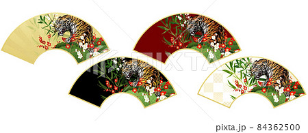 寅年の素材3点セット - 大きなサイズのバラ売りもあります 84362500