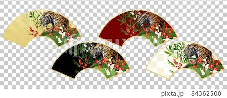 寅年の素材3点セット - 大きなサイズのバラ売りもあります 84362500