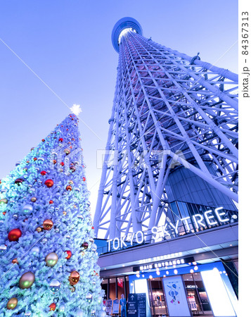 クリスマスの東京スカイツリー クリスマスの東京スカイツリー 84367313