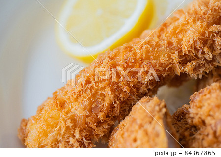 エビフライ ミックスフライ イメージ クローズアップ素材 84367865
