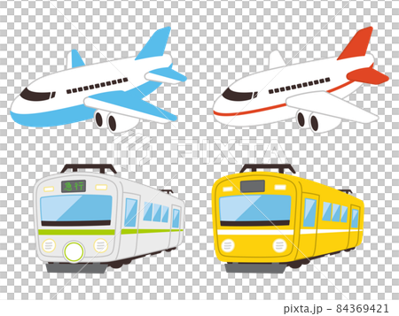 Working car airplane train Working car airplane train 84369421
