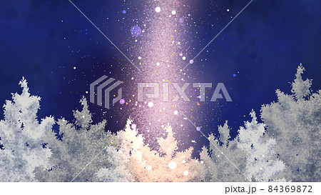 森に浮かぶダイヤモンドダスト(ワイド) 森に浮かぶダイヤモンドダスト(ワイド) 84369872