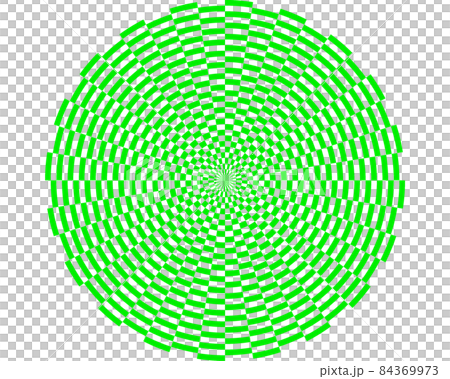 Geometric pattern green circular 84369973