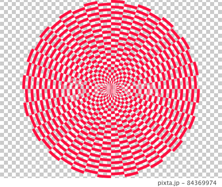 Geometric pattern red circle 84369974