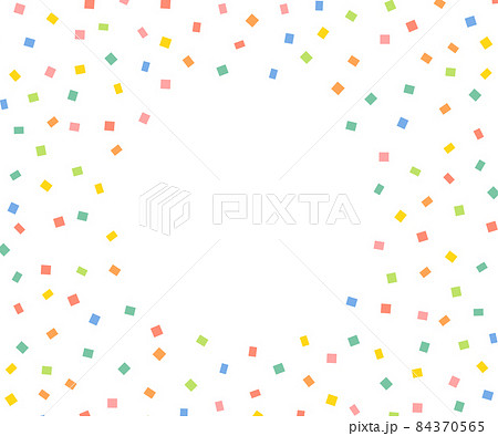 紙吹雪の背景イラスト 紙ふぶき カラフル 飾り 装飾 パーティー イベント お祝いのイラスト素材