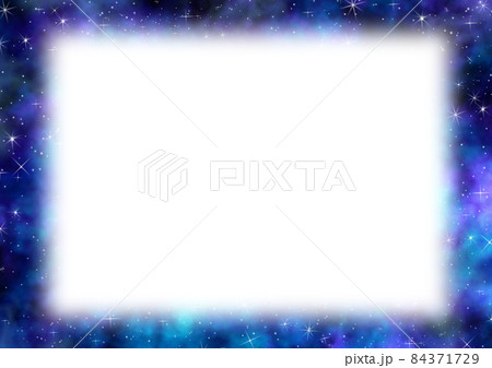 Starry sky transparent frame 1 - Stock Illustration [84371729] - PIXTA