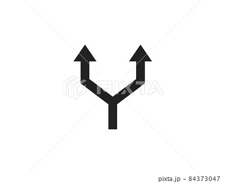 Arrow, two way, direction icon. Vector illustration. Flat design. 84373047
