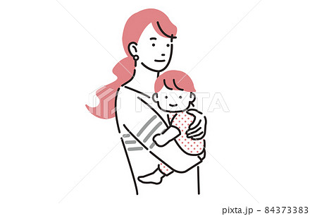 ママと赤ちゃん 84373383