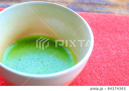 和風イメージ　抹茶 84374363