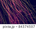 Purple neon rain. Purple neon cobweb as abstract wallpaper background. 84374507