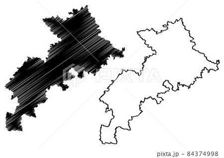 Haute-Garonne Department (France, French Republic, Occitanie or Occitania region) map vector illustration, scribble sketch Nauta Garona map Haute-Garonne Department (France, French Republic, Occitanie or Occitania region) map vector illustration, scribble sketch Nauta Garona map 84374998