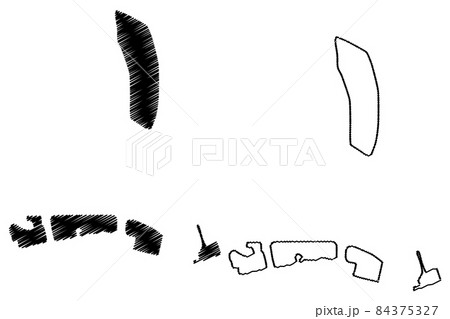 New Urban Zone parish (Parishes of Macau, Macao Special Administrative Region of the Peoples Republic of China) map vector illustration, scribble sketch New Urban Zone map.. New Urban Zone parish (Parishes of Macau, Macao Special Administrative Region of the Peoples Republic of China) map vector illustration, scribble sketch New Urban Zone map.. 84375327