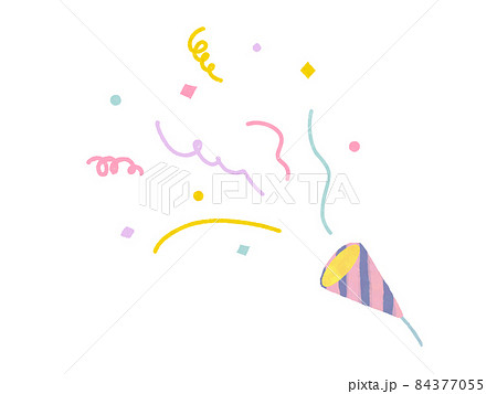 クラッカーの手描きイラスト 84377055